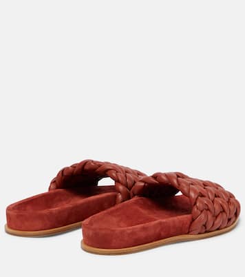 Kacey leather slides | Chloé
