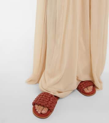 Kacey leather slides | Chloé