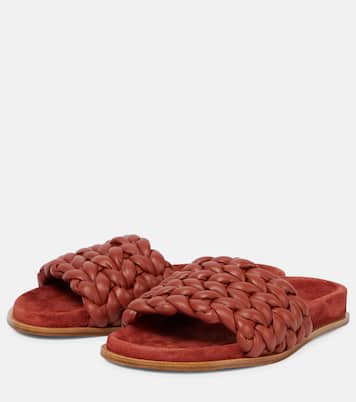 Kacey leather slides | Chloé