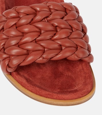 Kacey leather slides | Chloé