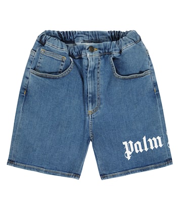 Bedruckte Jeansshorts | Palm Angels Kids