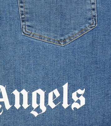 Bedruckte Jeansshorts | Palm Angels Kids