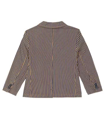 Striped cotton-blend blazer | Il Gufo