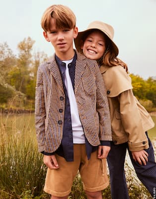 Striped cotton-blend blazer | Il Gufo