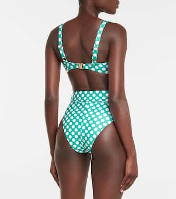 Clara polka-dot bikini top | Alexandra Miro