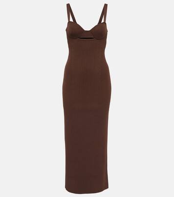 Abito midi in maglia a coste | Magda Butrym