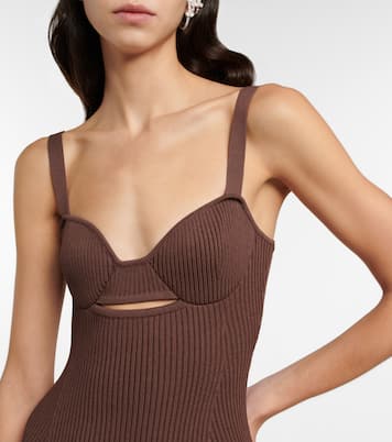 Abito midi in maglia a coste | Magda Butrym