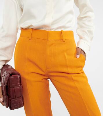 Pantaloni regular Gilmar a vita bassa | Petar Petrov