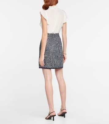 Tweed pencil mini skirt | Etro