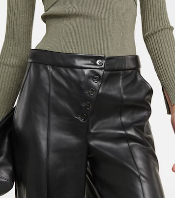 Pantalon ample Lynda en cuir synthétique | Simkhai