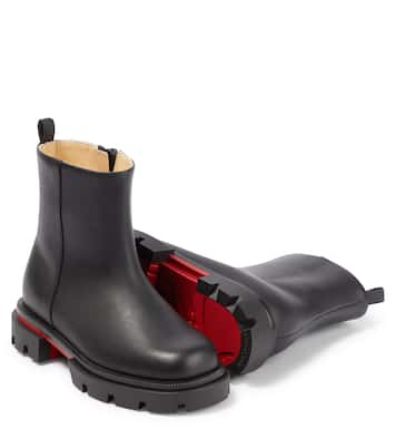 Stiefel Minibootamoi aus Leder | Christian Louboutin Kids