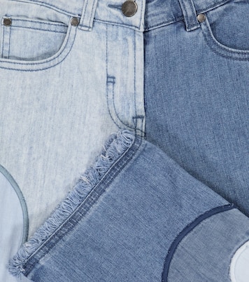 Jeans patchwork con stampa | Stella McCartney Kids