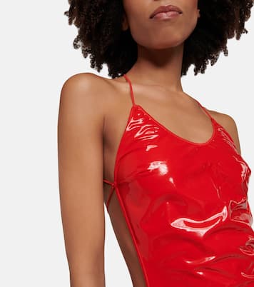 Glow latex lacé swimsuit | Oséree