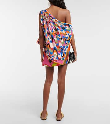 One-Shoulder-Top Iride aus Seide | Pucci