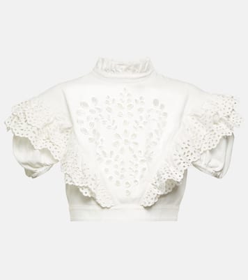 Cropped-Top Ometto aus Baumwolle | Sportmax
