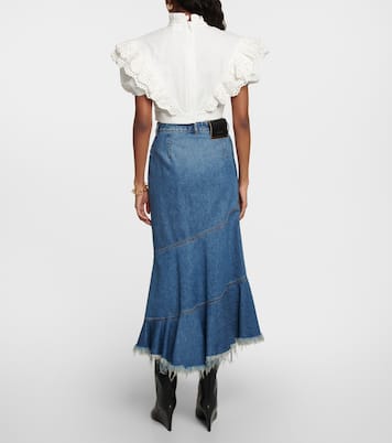 Cropped-Top Ometto aus Baumwolle | Sportmax