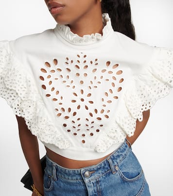 Cropped-Top Ometto aus Baumwolle | Sportmax