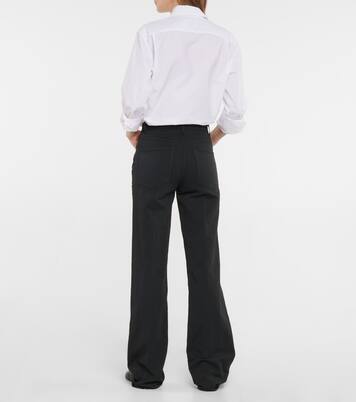 Pantalones Carlon de algodón y lino | The Row