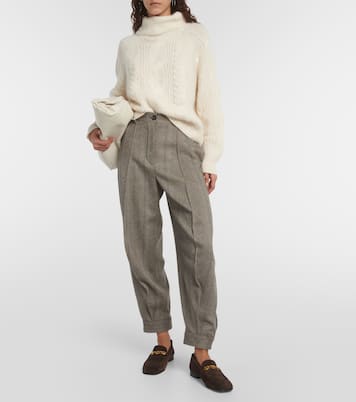 Jersey de cuello alto de cachemir | Jardin des Orangers
