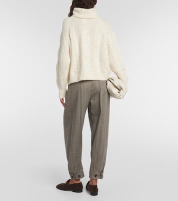 Jersey de cuello alto de cachemir | Jardin des Orangers