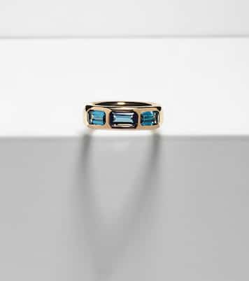Bague Iconica en or rose 18 ct et topaze | Pomellato