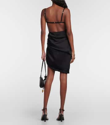 Minikleid La Saudade Brodée aus Satin | Jacquemus