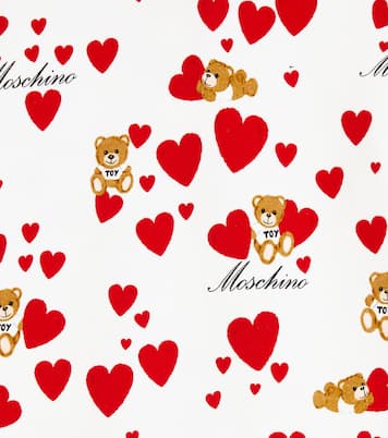 Baby - Tutina in misto cotone con stampa | Moschino Kids