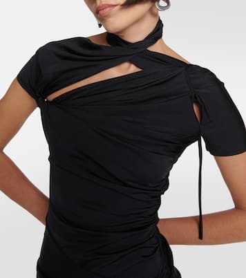 Miniabito in jersey con cut-out | Coperni