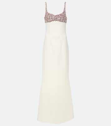 Robe longue Beatriz à ornements | Safiyaa