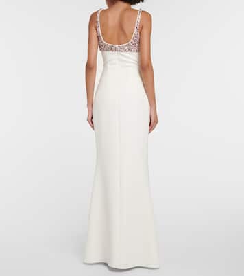 Robe longue Beatriz à ornements | Safiyaa