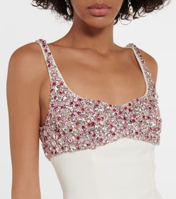 Robe longue Beatriz à ornements | Safiyaa