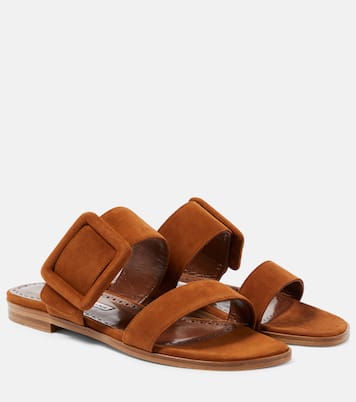 Sandali Titubaflat in suede | Manolo Blahnik