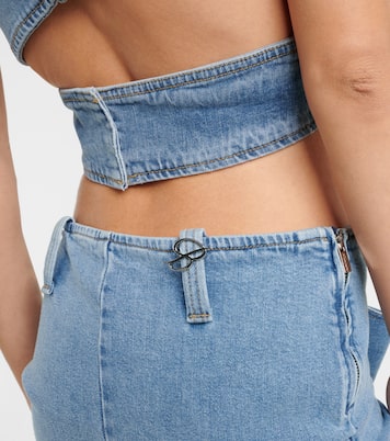 Mini-jupe en jean | Blumarine