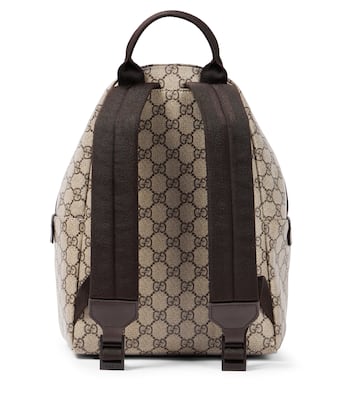 Zaino in canvas GG con pelle | Gucci Kids