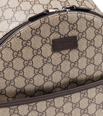 Zaino in canvas GG con pelle | Gucci Kids