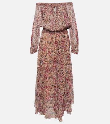 Bedrucktes Off-Shoulder-Maxikleid Volga | Marant Etoile