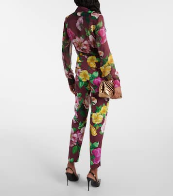 Pantaloni in misto cotone a vita bassa | Dolce&Gabbana