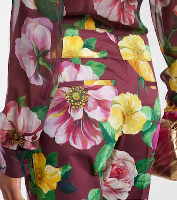 Pantaloni in misto cotone a vita bassa | Dolce&Gabbana