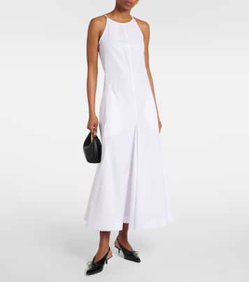 Abito lungo Cactus in popeline di cotone | Sportmax