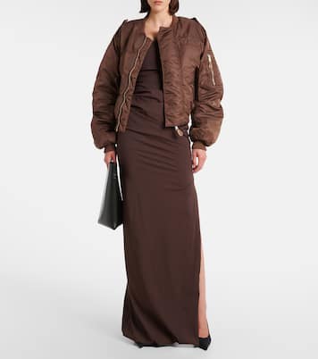 Cropped bomber jacket | Entire Studios