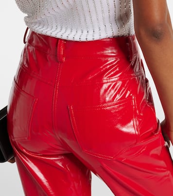 Pantaloni bootcut in similpelle | Norma Kamali