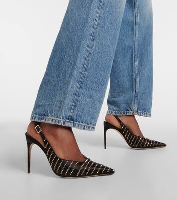 Escarpins Jazz 90 en satin à ornements | Malone Souliers