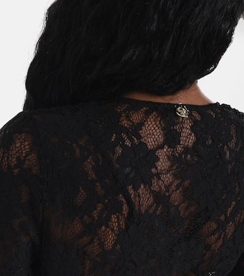 Cotton and brocade lace minidress | Bananhot