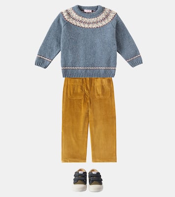 Goyo Fair Isle wool-blend sweater | La Coqueta