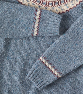 Goyo Fair Isle wool-blend sweater | La Coqueta