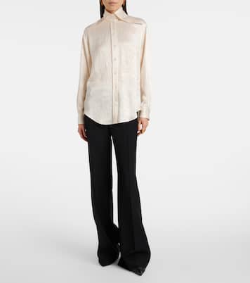 Bluse aus Satin | McQueen