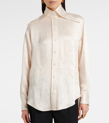 Bluse aus Satin | McQueen