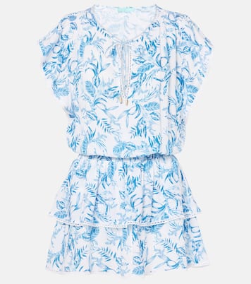Keri printed ruffled minidress | Melissa Odabash