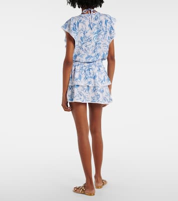 Keri printed ruffled minidress | Melissa Odabash