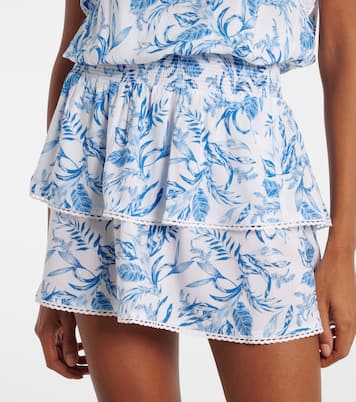 Keri printed ruffled minidress | Melissa Odabash